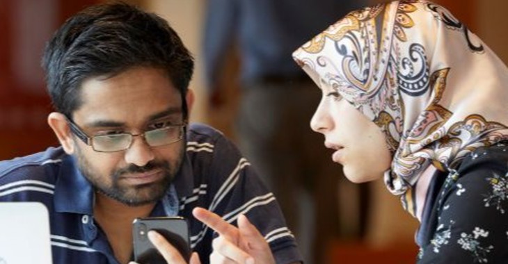 software engineers discussing solutions 